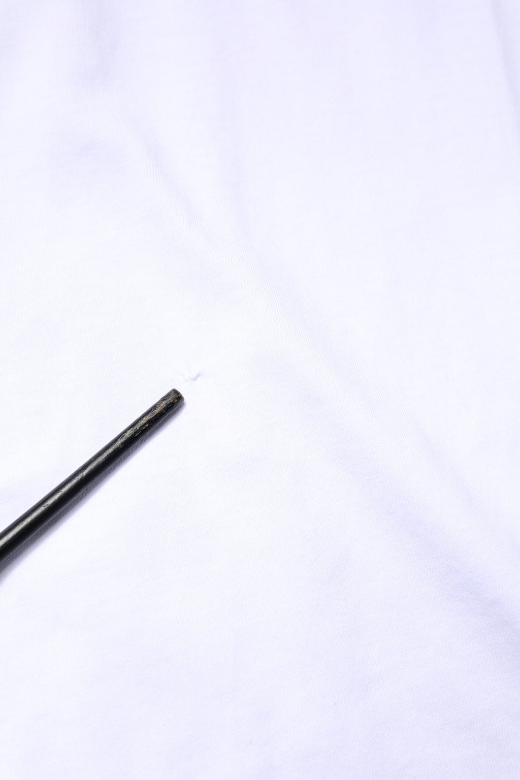 White Cotton DG Embroidery Crew Neck T-shirt