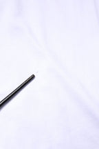 White Cotton DG Embroidery Crew Neck T-shirt