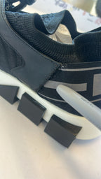 Black Mesh Sorrento Trekking Sneakers Shoes