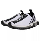 White Black Slip On Sorrento Sneakers Shoes