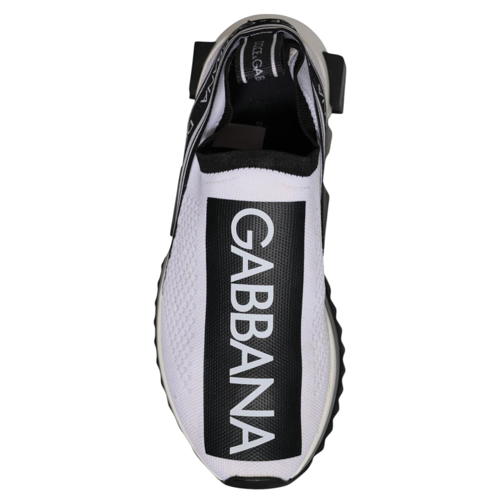 White Black Slip On Sorrento Sneakers Shoes