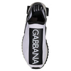 White Black Slip On Sorrento Sneakers Shoes