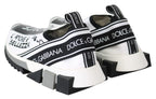 White Black Slip On Sorrento Sneakers