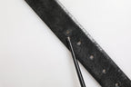 Black Classic Leather Metal Buckle Belt