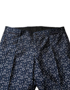 Blue MARTINI Star Jacquard 3 Piece Suit
