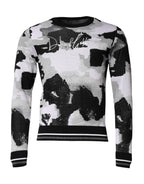 Multicolor Logo Crew Neck Pullover Sweater