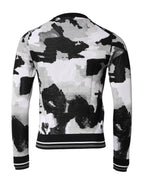 Multicolor Logo Crew Neck Pullover Sweater