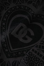 Black Printed Crew Neck Sweatshirt Sweater