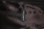 Black Stripes Wool Formal Men Waistcoat Vest