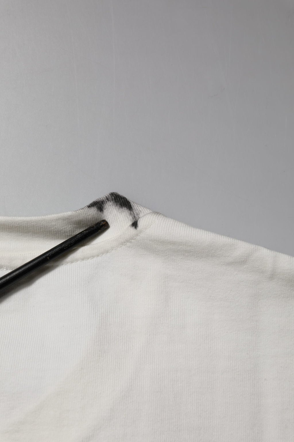 White Cotton DG Logo Print Round Neck T-shirt