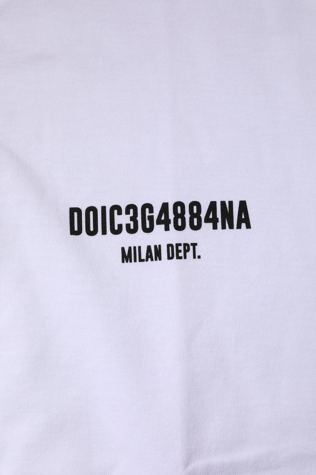 White Cotton Logo Print Crew Neck T-shirt