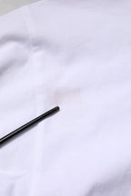 White Cotton Logo Print Crew Neck T-shirt