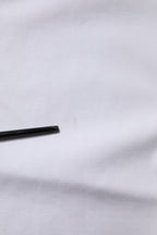 White Logo Embellish Short Sleeves T-shirt