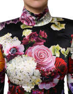 Multicolor Ortensies Long Sleeves Blouse Top