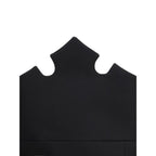 Black Polyester Casual Dress