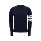 Blue Fleece Wool Sweatshirt