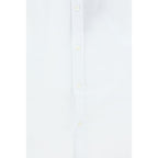 White Elastane Dress Shirt