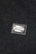 Black DG Logo Plaque Hooded Bomber Jacket