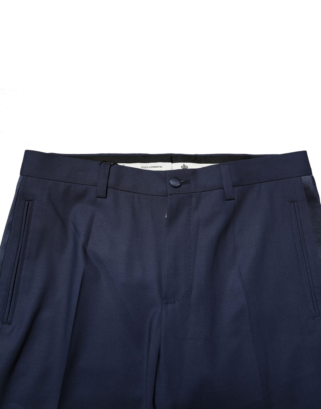 Dark Blue Wool Dress Formal Pants