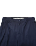 Dark Blue Wool Dress Formal Pants