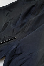Black Silk Short Sleeves Men Casual Shirt