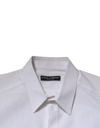 White Cotton Long Sleeves Dress Formal Shirt