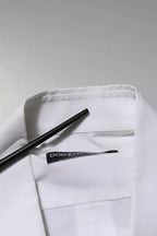 White Cotton Long Sleeves Dress Formal Shirt