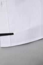 White Cotton Long Sleeves Dress Formal Shirt