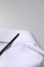 White GOLD Long Sleeves Dress Formal Shirt
