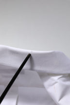 White MARTINI Long Sleeves Dress Formal Shirt