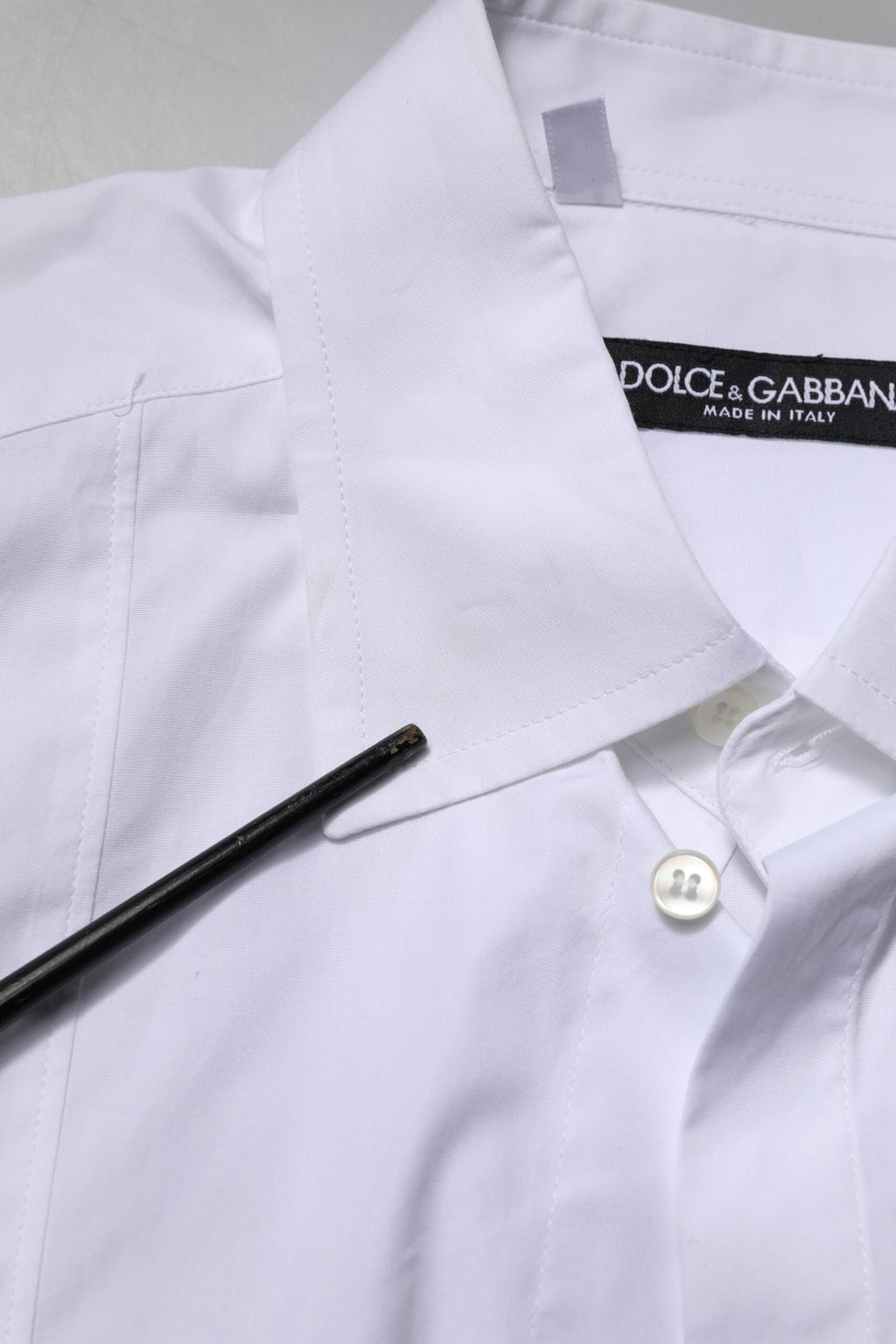 White Cotton Short Sleeves Dress Formal Shirt