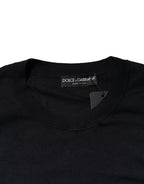 Black Long Sleeve CrewNeck Pullover Sweater