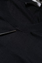 Black Long Sleeve CrewNeck Pullover Sweater