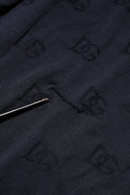 Black Silk Crew Neck Sweatshirt Sweater