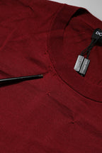 Maroon Cashmere Crew Neck Sweatshirt Sweater