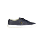 Blue Leather Women Sneaker