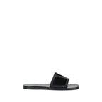 Black Calf Leather Bos Taurus Sandals