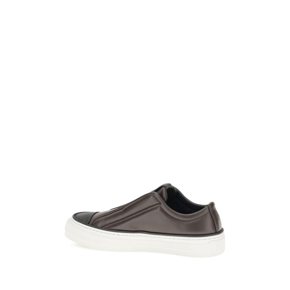 Black Calf Leather Bos Taurus Low Top Sneakers