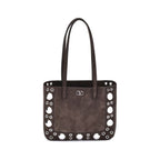 Brown Calf Leather Bos Taurus Shoulder Bag