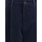 Blue Cotton Pants