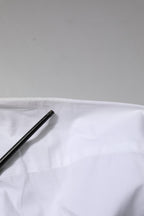 White Cotton GOLD Long Sleeves Formal Shirt