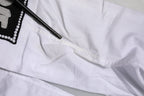 White Cotton GOLD Long Sleeves Formal Shirt