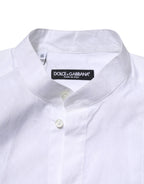 White Cotton Slim Long Sleeves Formal Shirt