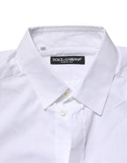 White Collared Long Sleeves Dress Formal Shirt