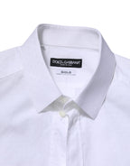 White GOLD Long Sleeve Dress Men Formal Shirt