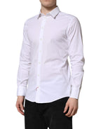 White GOLD Long Sleeve Dress Formal Shirt