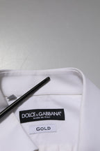 White GOLD Cotton Poplin Dress Formal Shirt