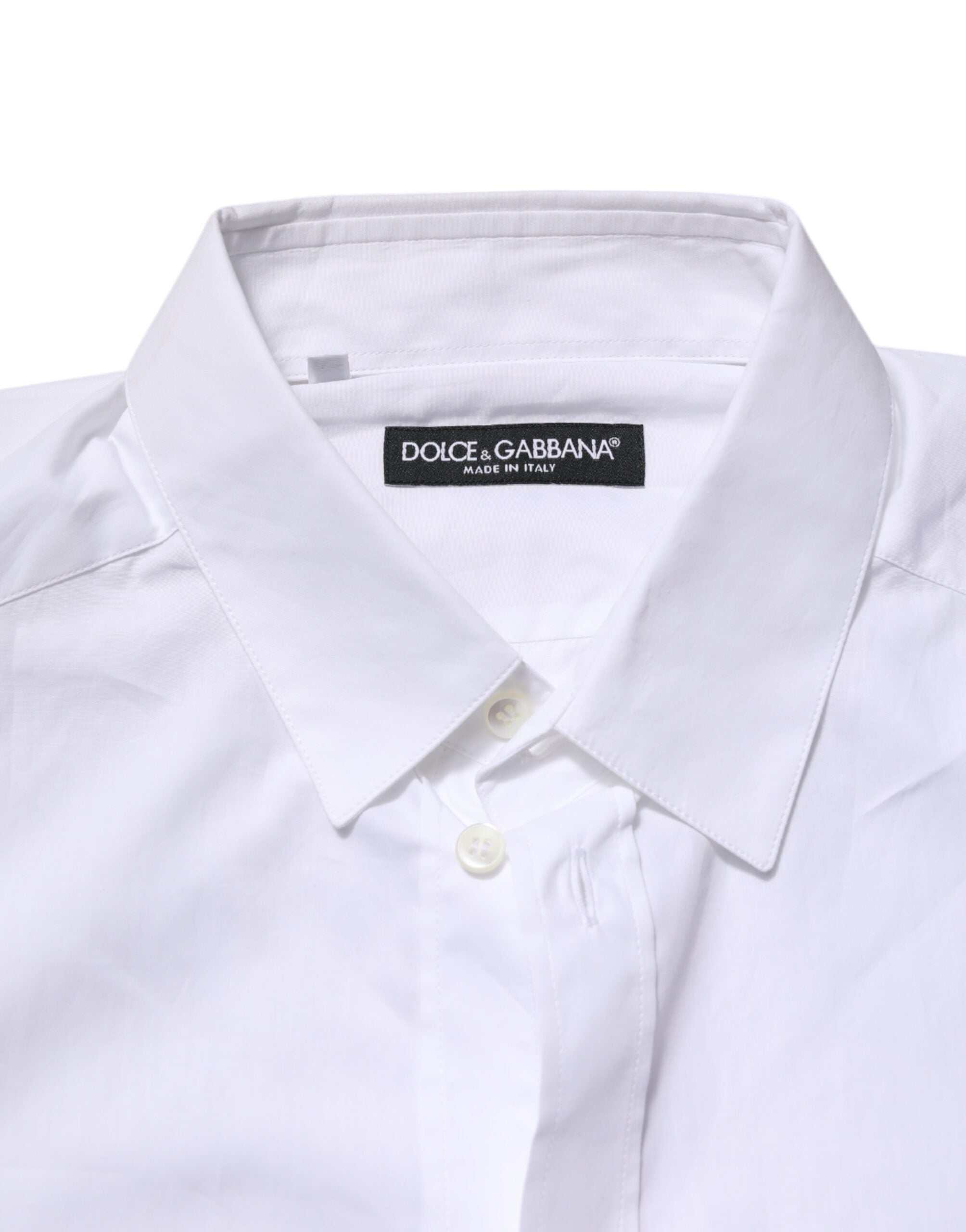 White Cotton Long Sleeves Dress Formal Shirt