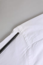 White Cotton Long Sleeves GOLD Formal Shirt
