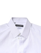 White GOLD Cotton Long Sleeves Men Formal Shirt